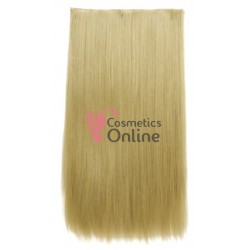 Extensie de par cu 5 Clips On delux dubla dreapta de 60 cm, Blond Mediu 895686#